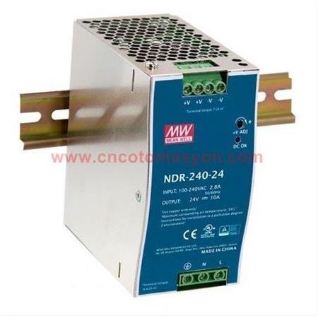 240W 5A-48 Volt Dc Çıkışlı Güç Kaynağı NDR-240-48